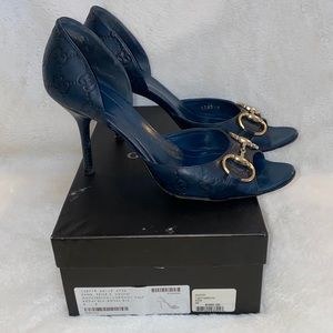 Gucci Royal Blue Heels